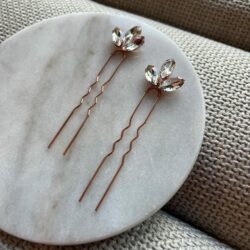 Haarspeld leave met steentjes, haarsieraden bruiloft, bruid, webshop haar accessoires, bruidssieraden, online kopen, shop, shoppen
