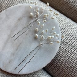 Haarsieraad zilver en parels, haarsieraden bruiloft, bruid, webshop haar accessoires, bruidssieraden, online kopen, shop, shoppen