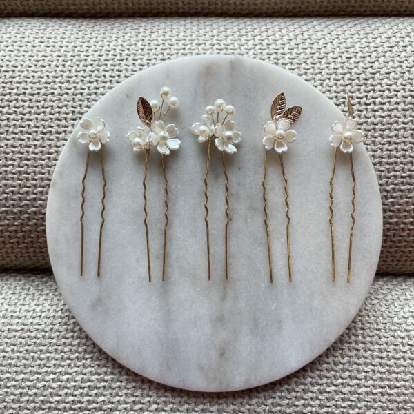 Haarspeld romantisch & boho, , haarsieraden bruiloft, bruid, webshop haar accessoires, bruidssieraden, online kopen, shop, shoppen